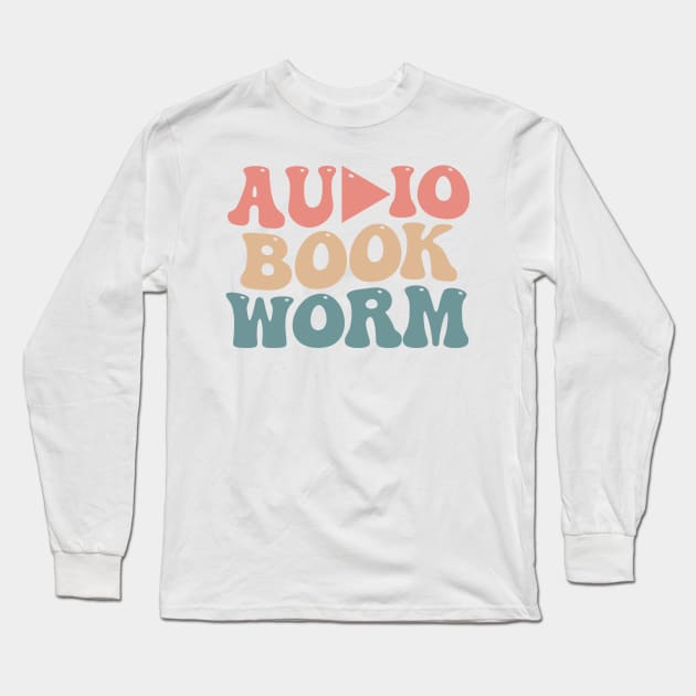 Audio Bookworm Long Sleeve T-Shirt by LimeGreen